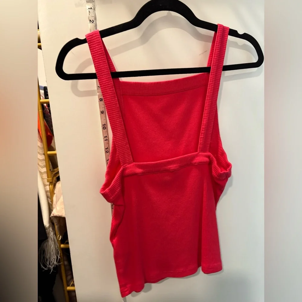 J. Crew Bright Pink Tank Top